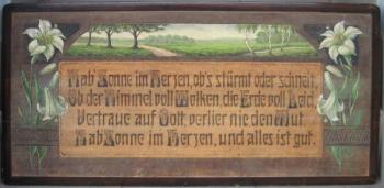 Ručně vyřezávaný / malovaný štít nad vchod. dveře Ručně vyřezávaný / malovaný štít nad vchod. dveře